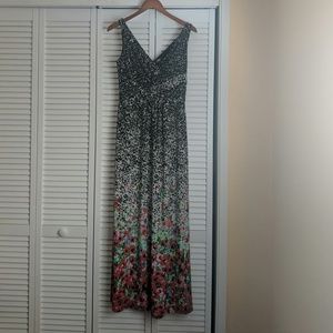 Ombre Floral Maxi-Ralph Lauren